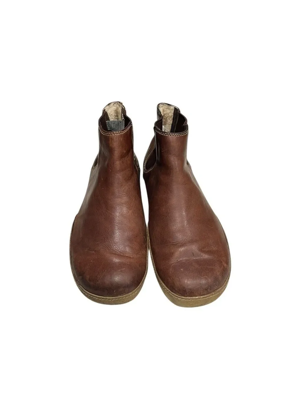 UGG Men’s Aiden Chelsea Leather Boot Water Resistant SZ 11 Brown